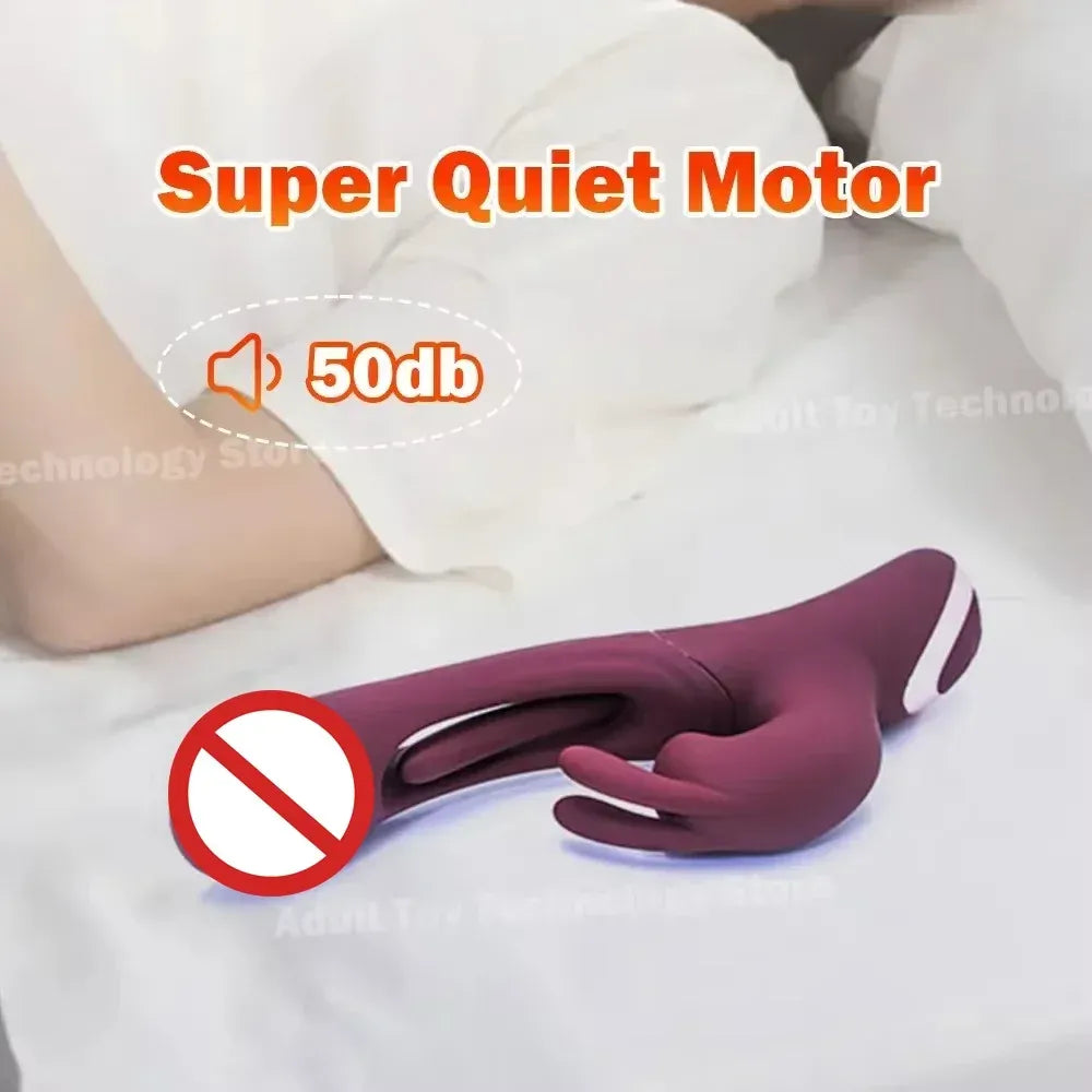 12 Mode Waterproof Silicone Rabbit Vibrator For Women