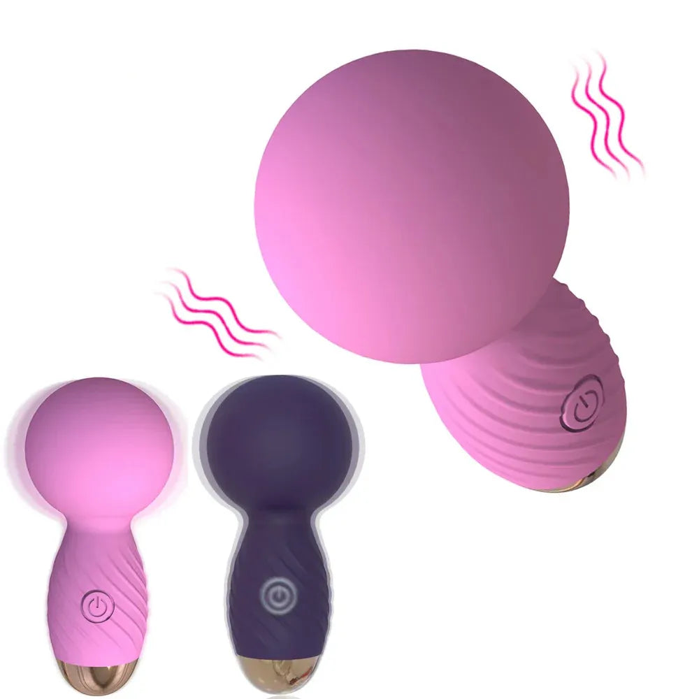 16 Speed Mini Av Wand Vibrator For Women Clit & Anal