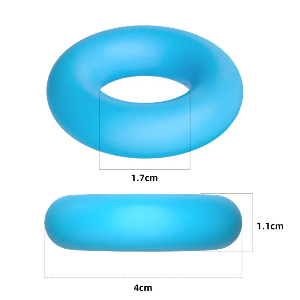 2 Silicone Cock Rings For Men Enhance Sex