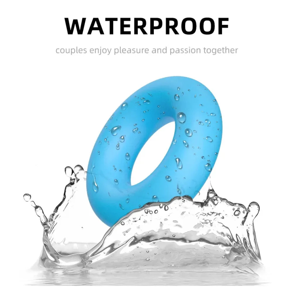 2 Silicone Cock Rings For Men Enhance Sex