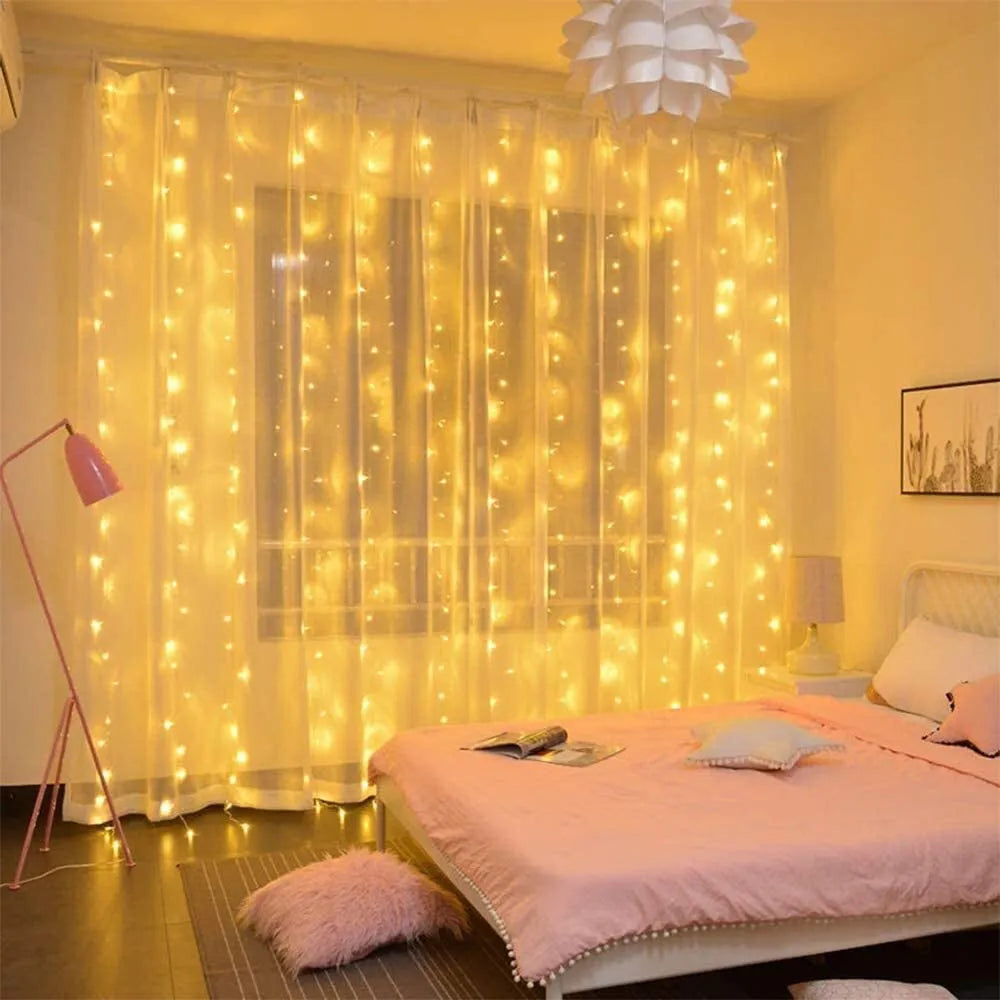 Vibe Geeks USB Powered Remote Controlled LED Light Curtain