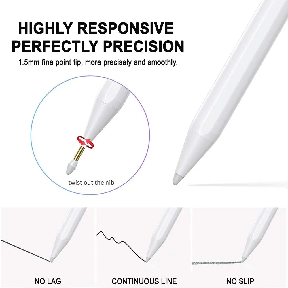 Vibe Geeks Capacitive Stylus Pen with Palm Rejection