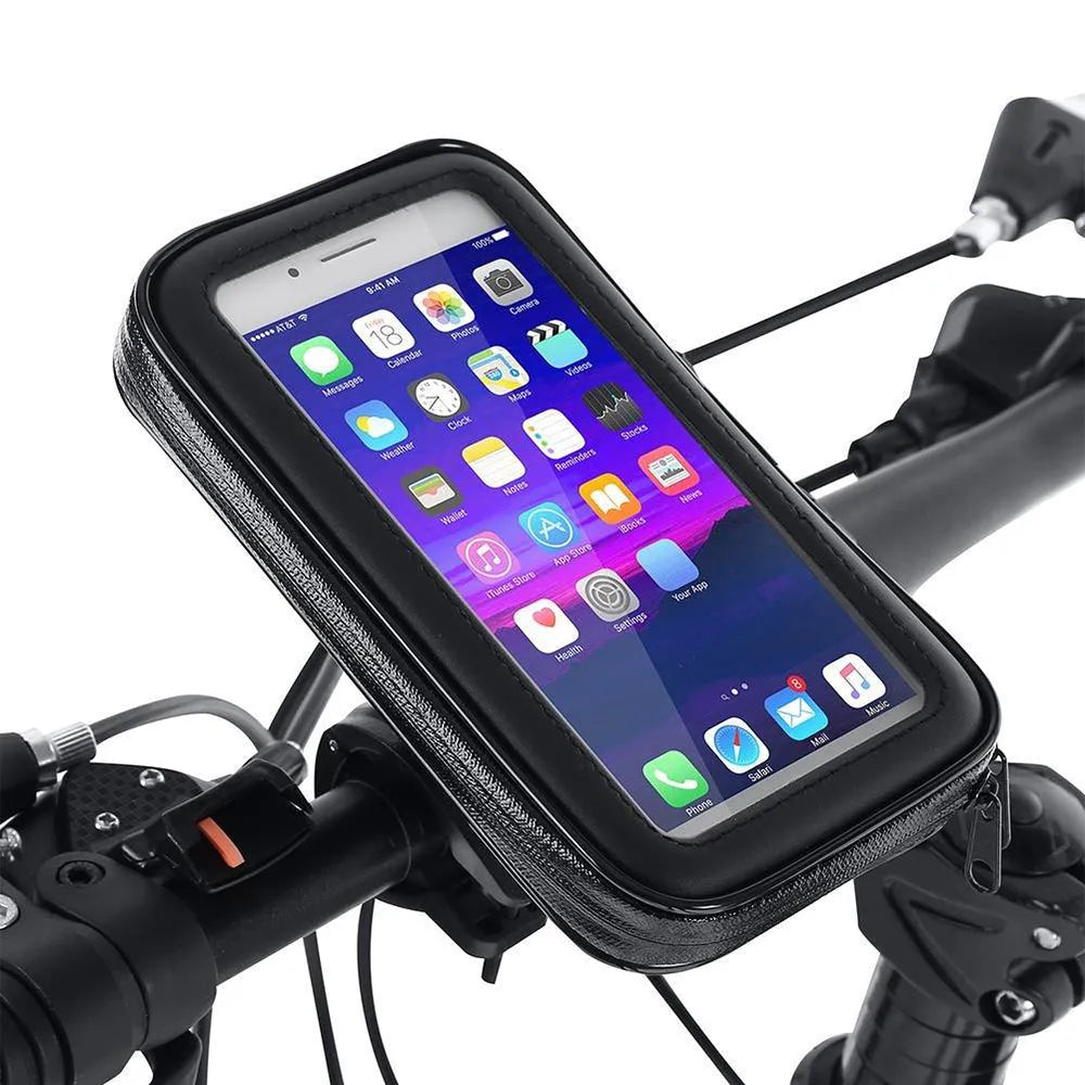 Vibe Geeks Waterproof Bike Handlebar Mobile Phone Holder