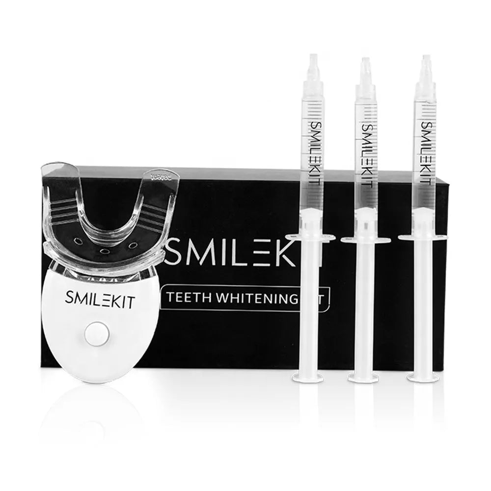 Vibe Geeks Teeth Whitening Kit with LED Light Professional