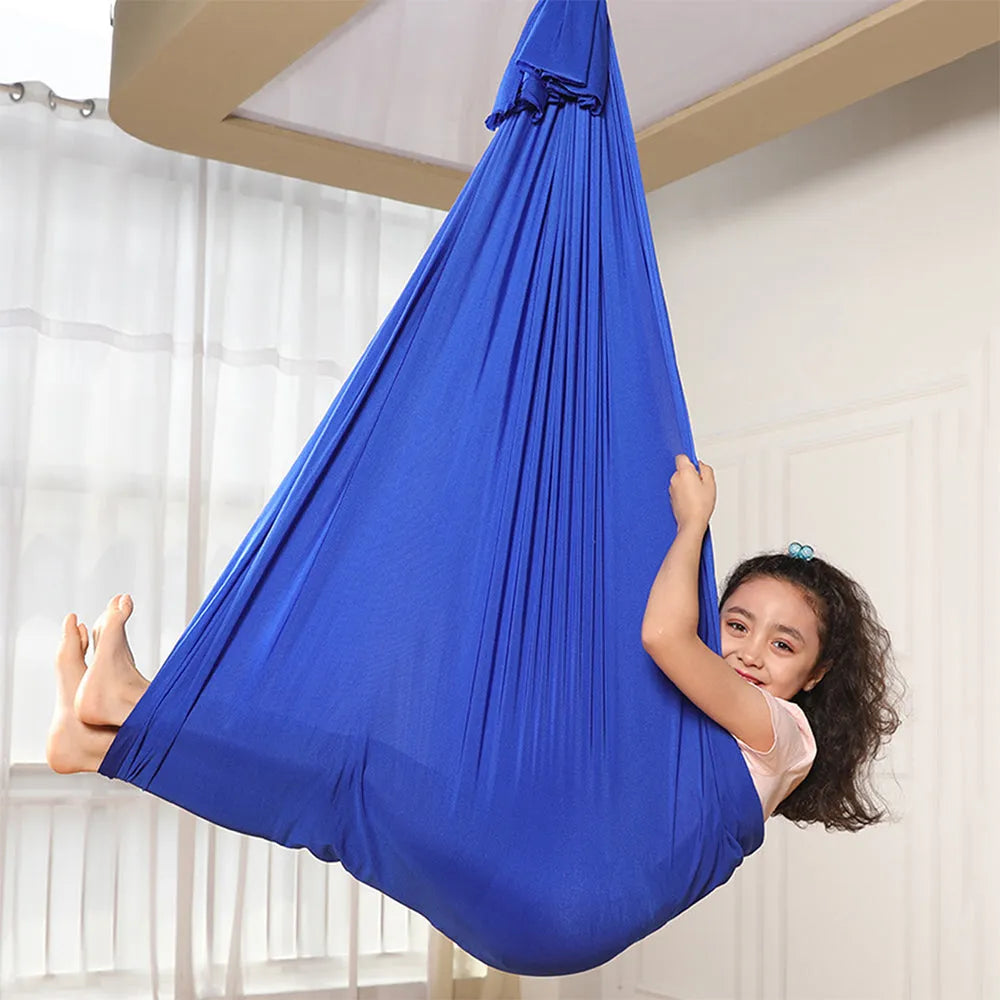 Vibe Geeks Kids Therapy Swing Yoga Cuddle Sensory Hanging