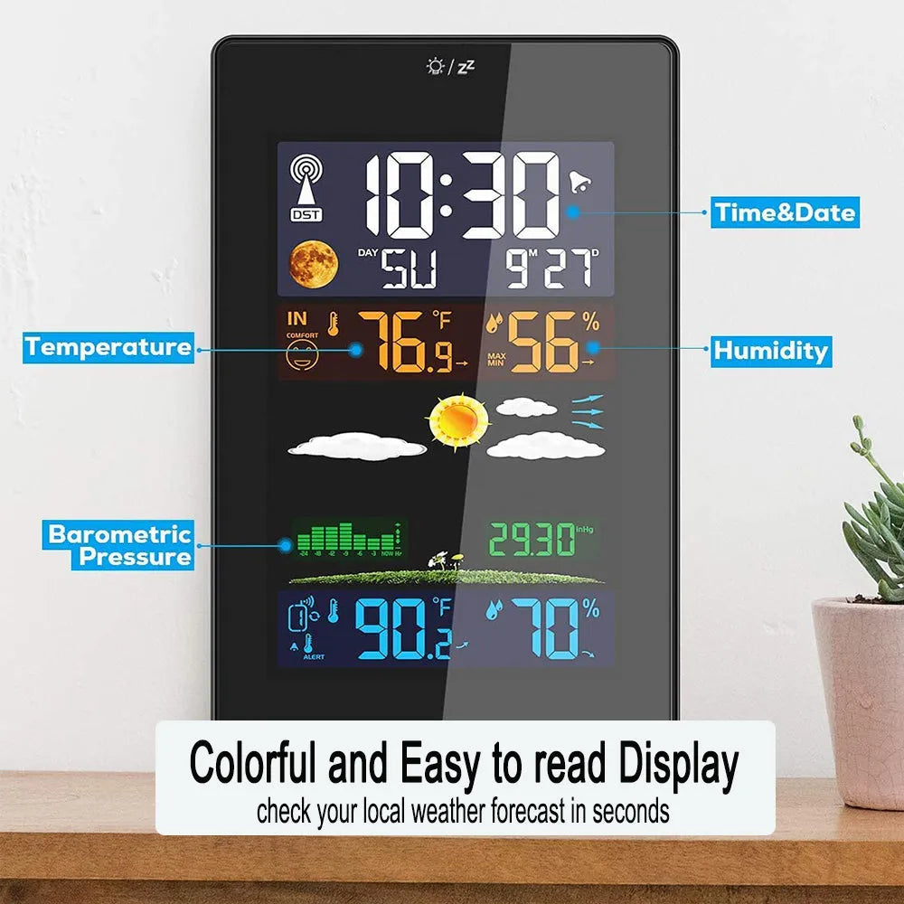 Vibe Geeks Wireless Indoor and Outdoor Weather Station