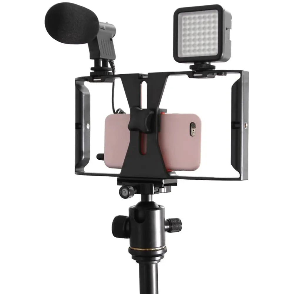 Vibe Geeks Professional Smartphone Photography Cage Rig