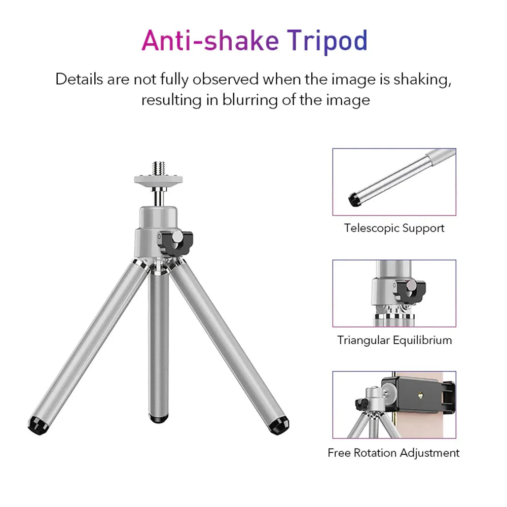 Vibe Geeks 4 - in - 1 Mobile Phone Camera Lens Kit 22x