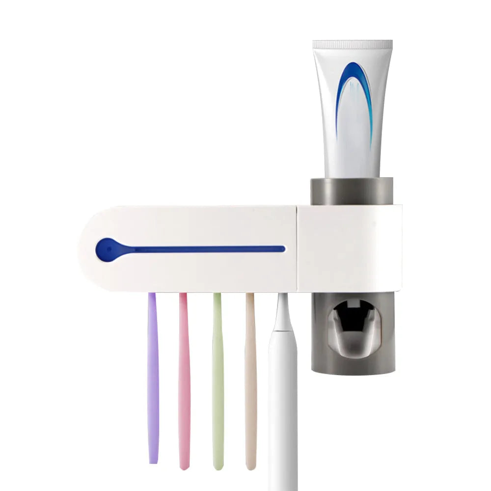 Vibe Geeks Antibacterial disinfection UV toothbrush holder