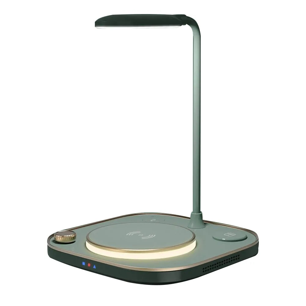 Vibe Geeks 4 in 1 Wireless Charger and Desk Lamp Light-