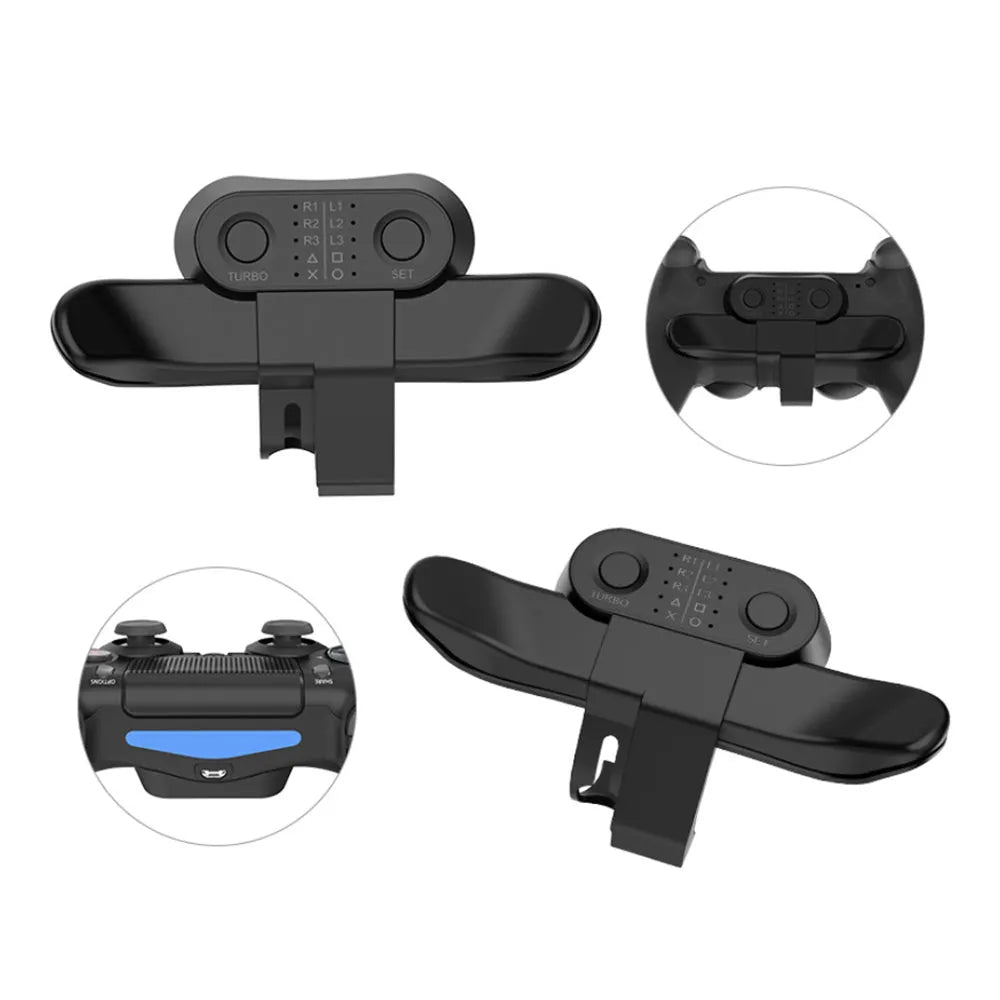 Vibe Geeks Extended Gamepad Back Button PS4 Game Controller