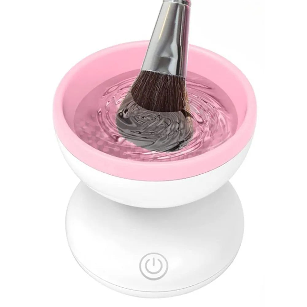 Vibe Geeks Electric Makeup Brush Cleaner Machine Fit