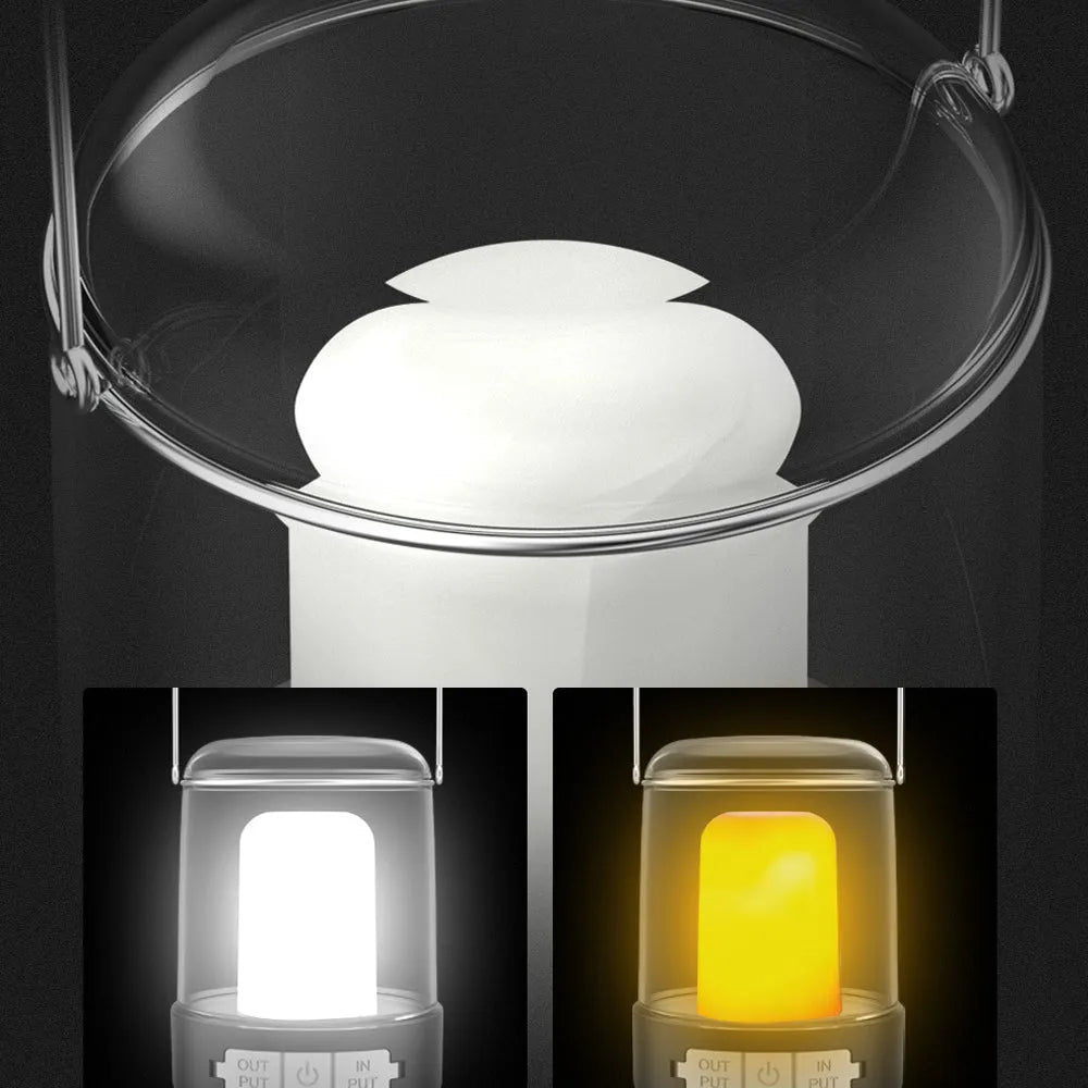 Vibe Geeks 3 Modes Vintage Portable Camping Lantern - USB