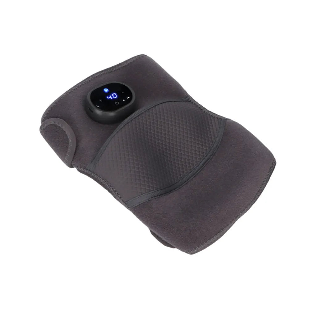 Vibe Geeks Heated Knee Brace Wrap with Massager for Pain