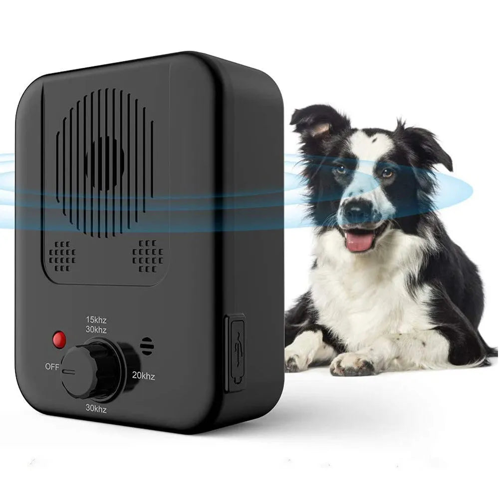 Vibe Geeks Ultrasonic Anti - Barking Device with 3