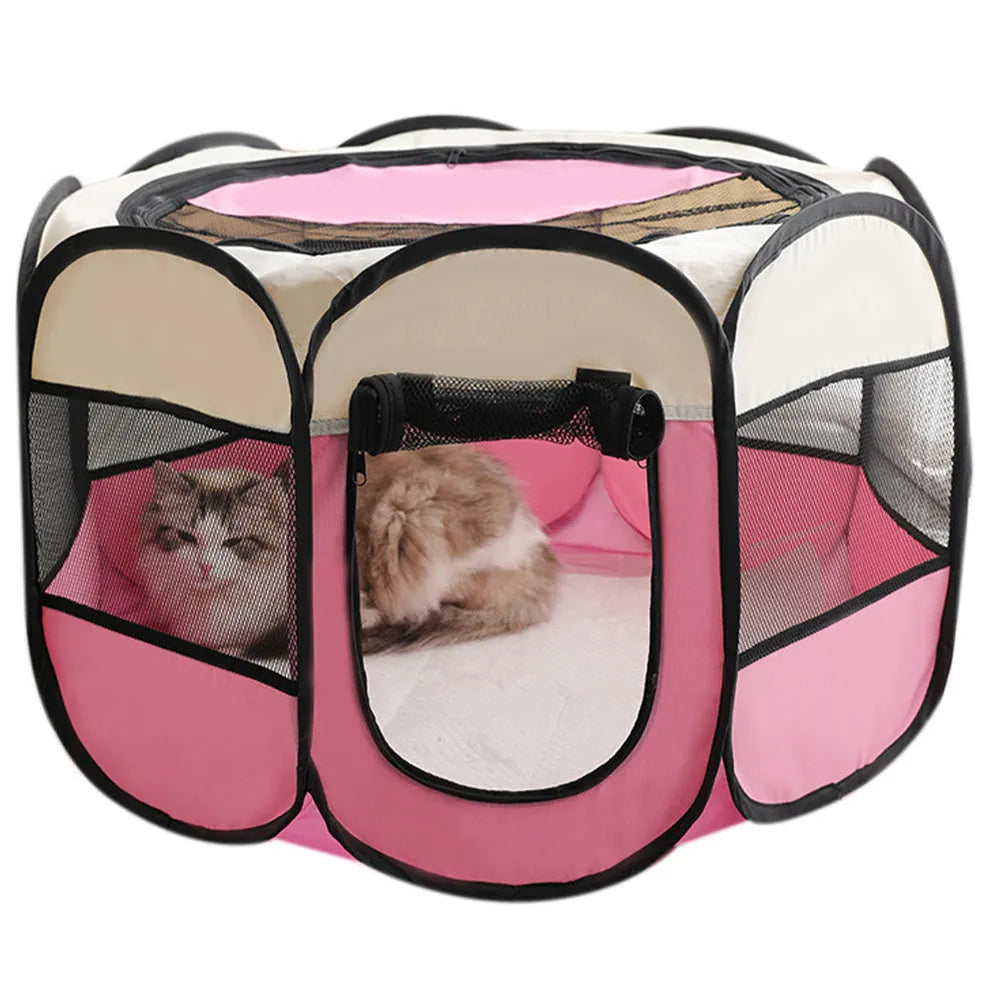 Vibe Geeks Multi - Functional Portable Pet Tent for Indoor