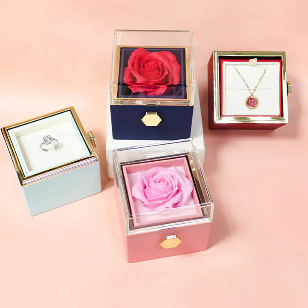 Vibe Geeks Eternal Rose Box Preserved Flower Surprise