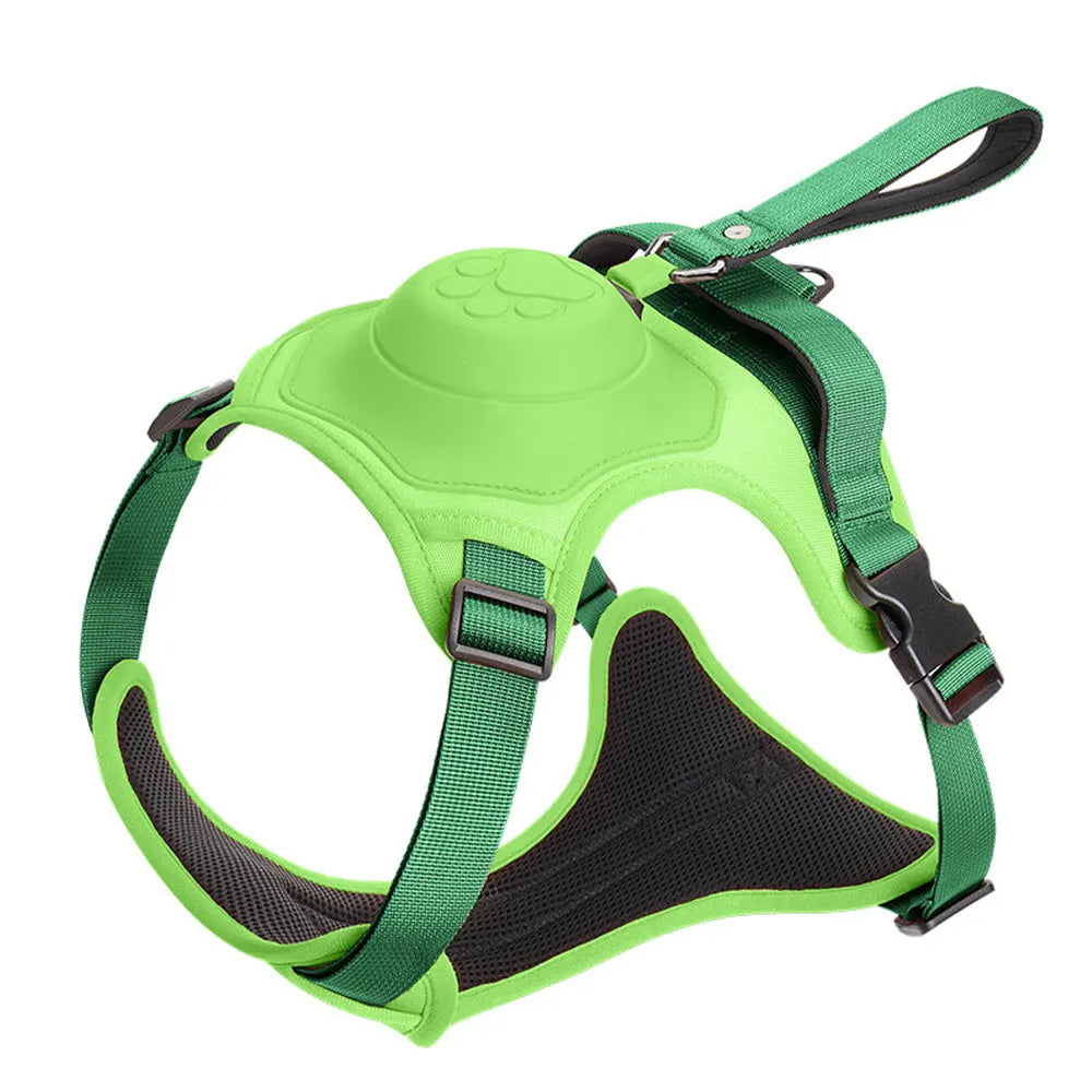 Vibe Geeks Ultimate 2 - in - 1 Reflective No - Pull Dog