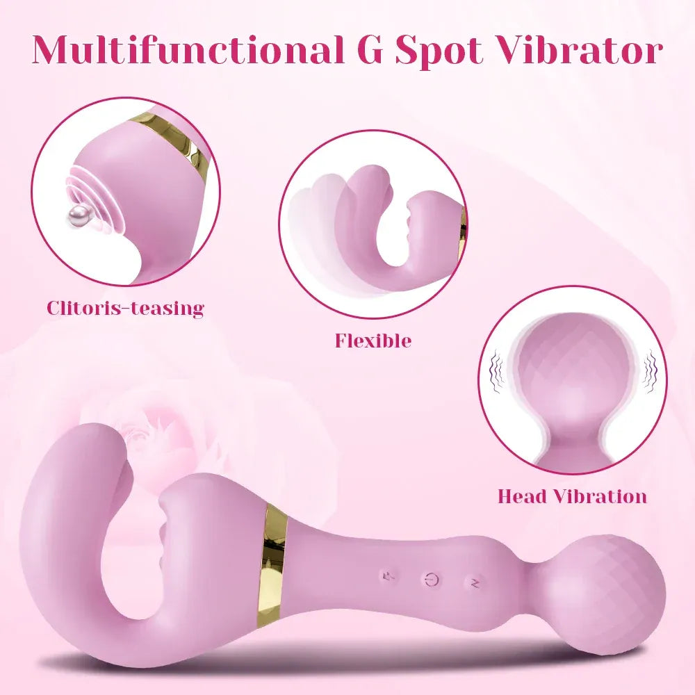 3 In 1 Vagina Vibrator for Women G Spot Nipples Stimulation