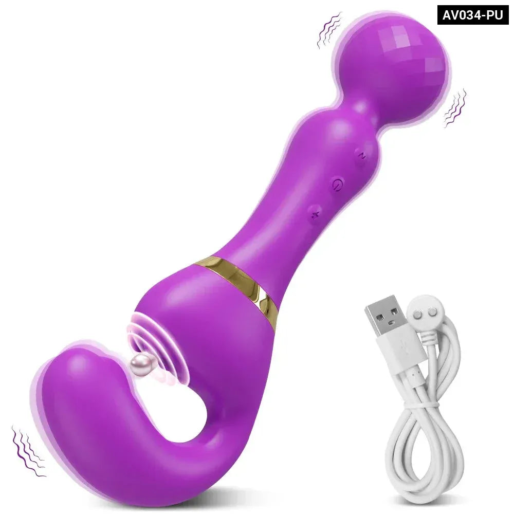 3 In 1 Vagina Vibrator for Women G Spot Nipples Stimulation