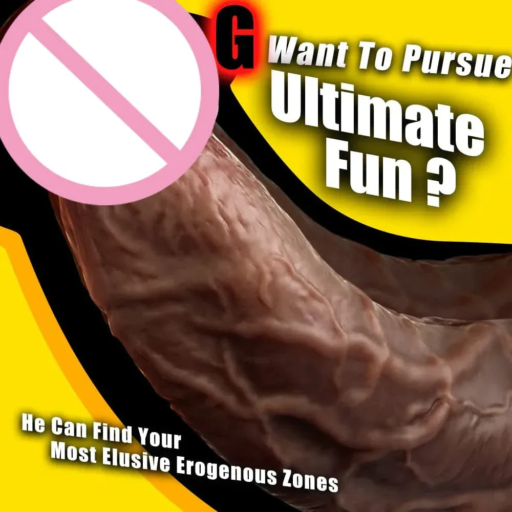 7.6 Inch Thick Realistic Dildo with Suction Cup for Women’s