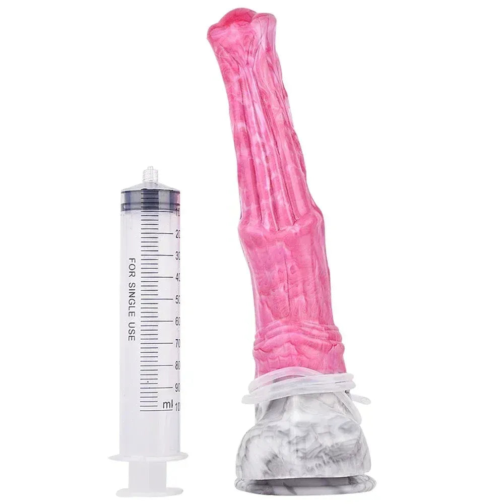 7.8 Inch Horse Dildo With Suction Cup Silicone G-Spot Anal