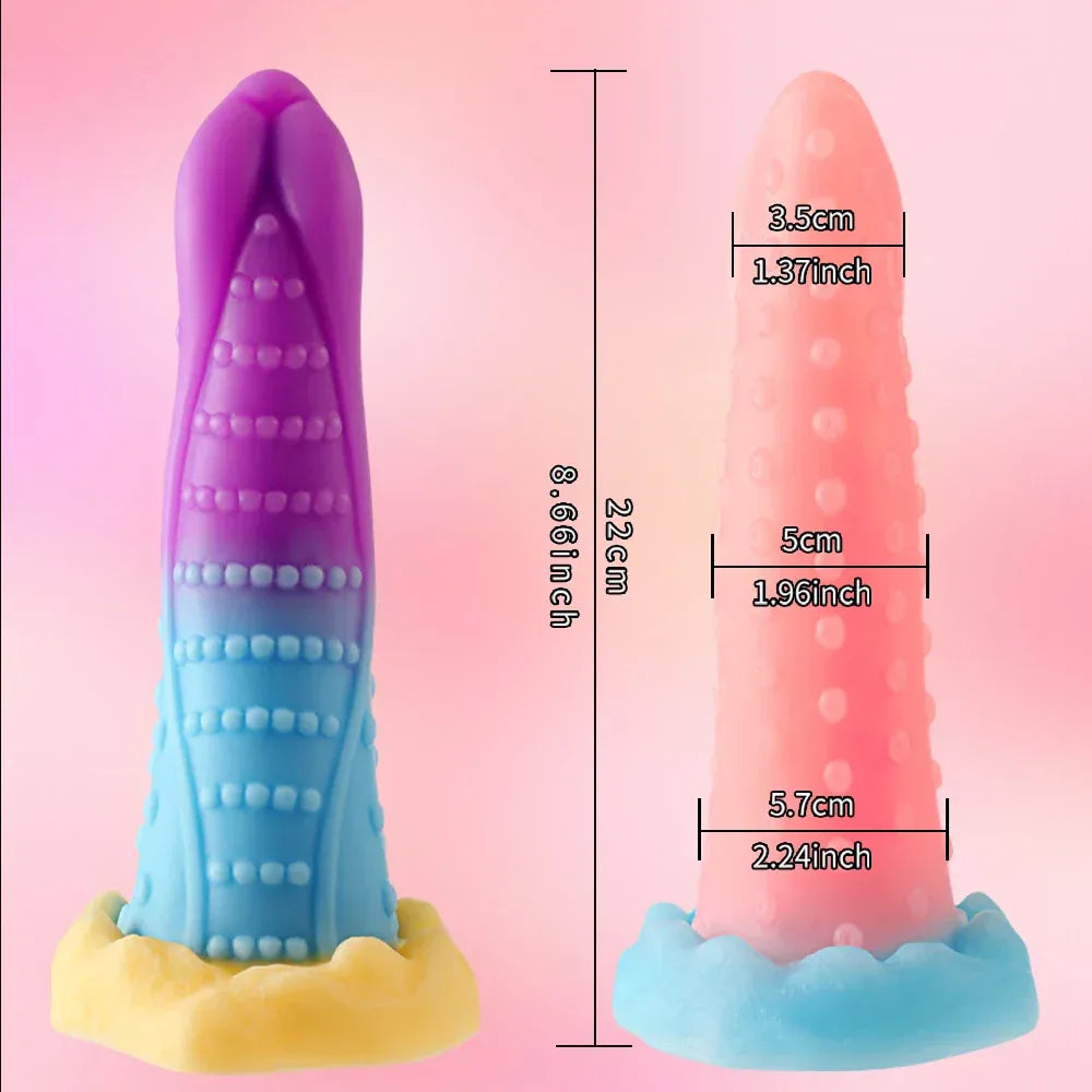 8.6 Glowing Realistic Dildo with Suction Cup