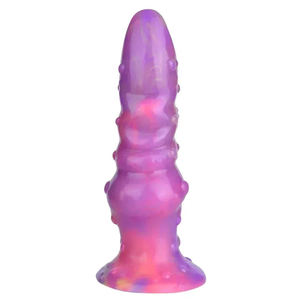 8 Inch Luminous Inflatable Dragon Dildo With 5 Eggs