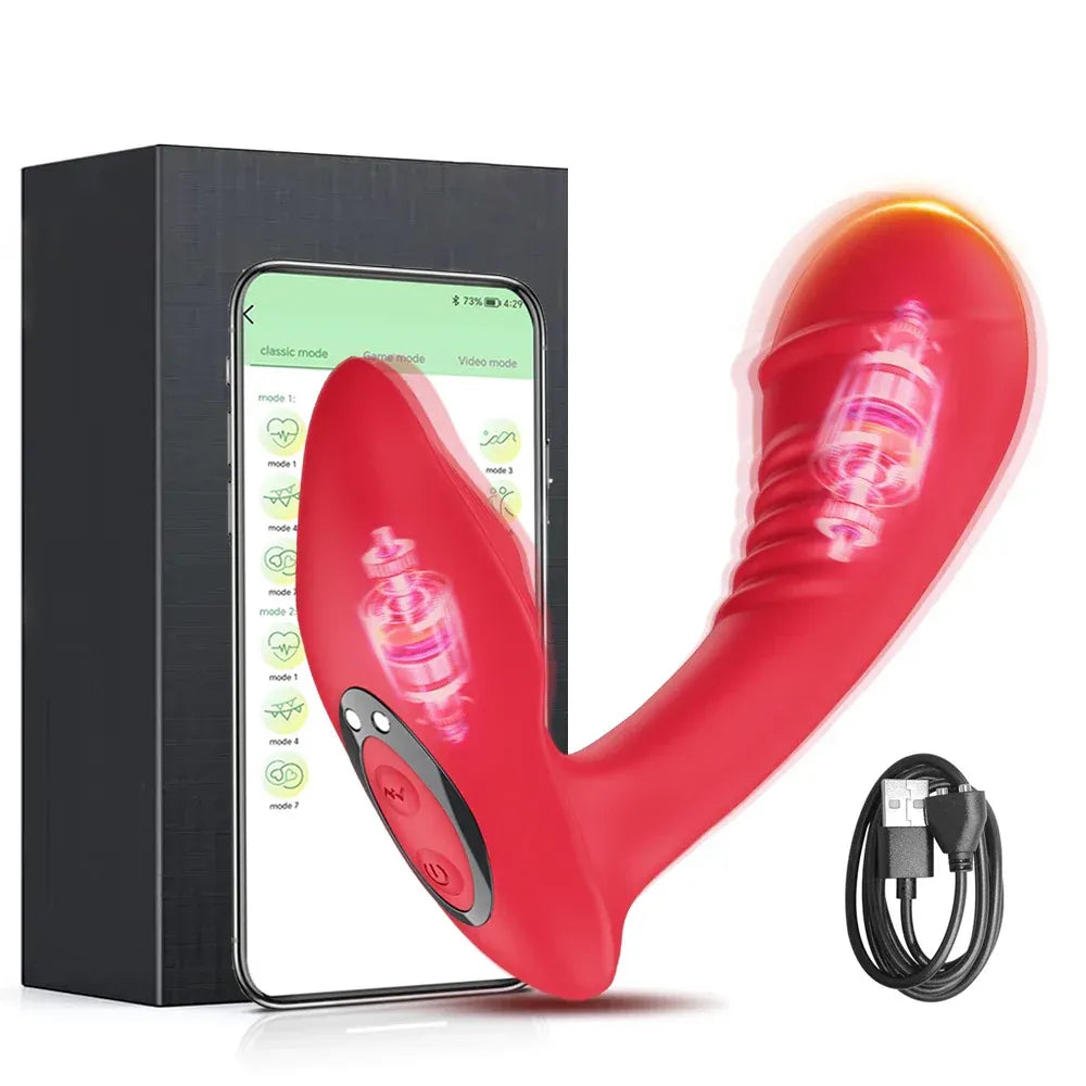 App Controlled G Spot Dildo Panties For Women