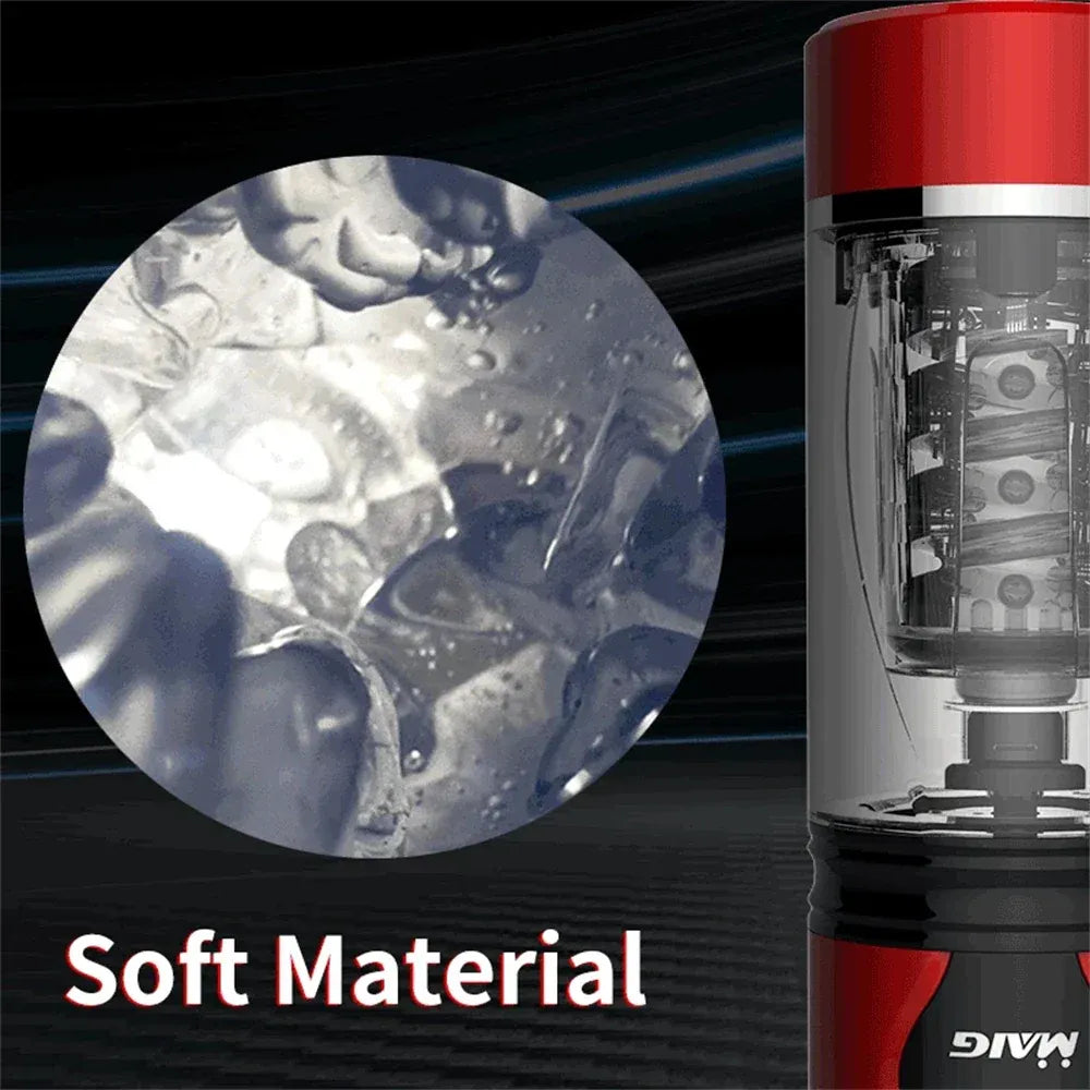 Automatic Telescopic Rotating Masturbator Cup for Men