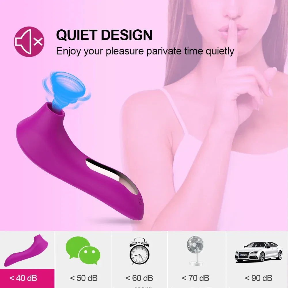 Clit Sucker Vibrator for Women - Oral Stimulator