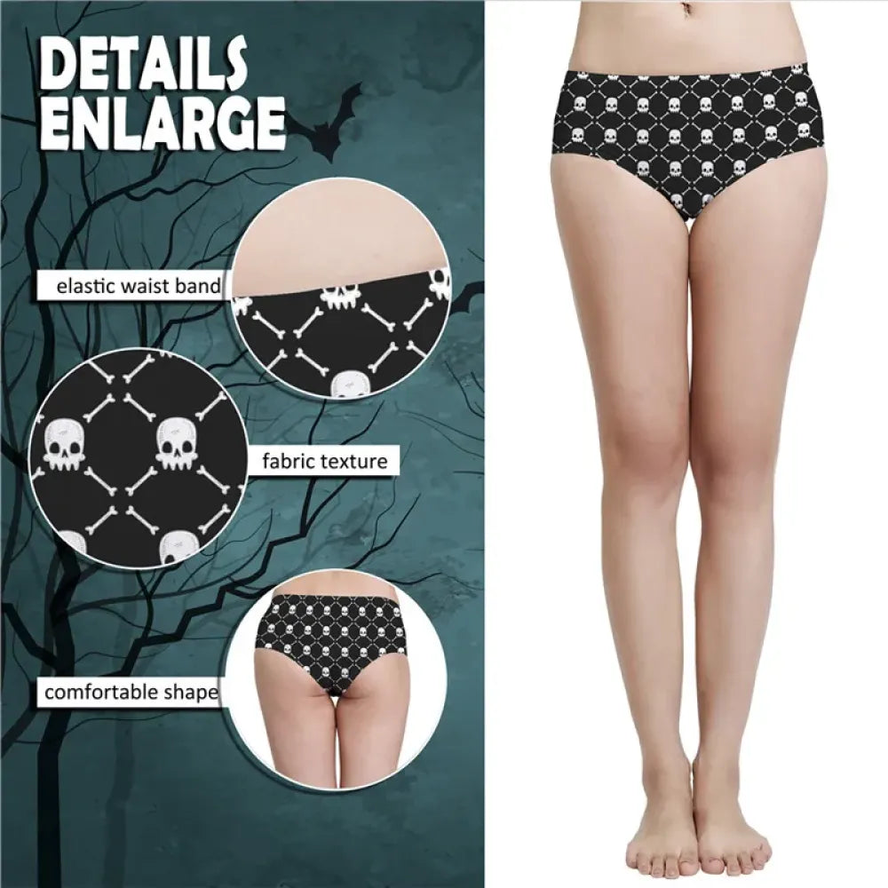 DeanFire Halloween Super Soft Low Rise Women’s Novelty