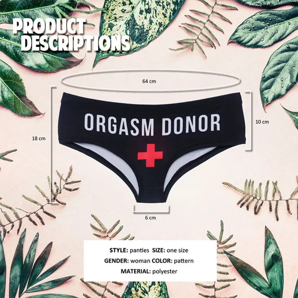 DeanFire New Fashion 3D Orgasm Donor Black Pattern Print