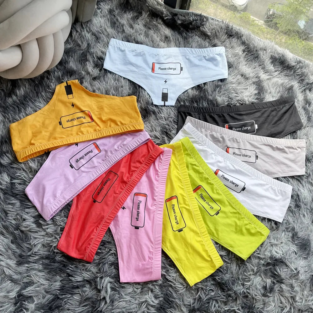 DeanFire Super Soft Low Rise Women’s Please Charge Print