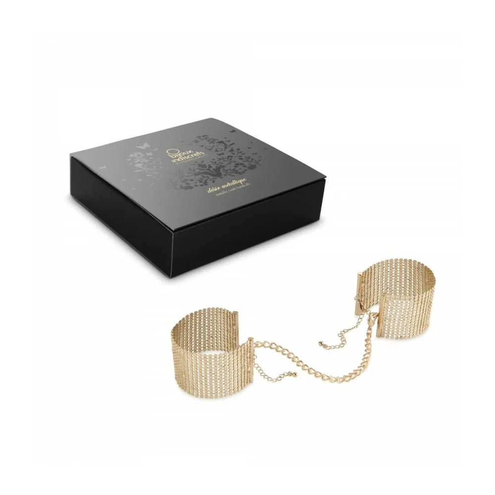 Desir Metallique Cuffs Gold By Bijoux Indiscrets 143 Silver