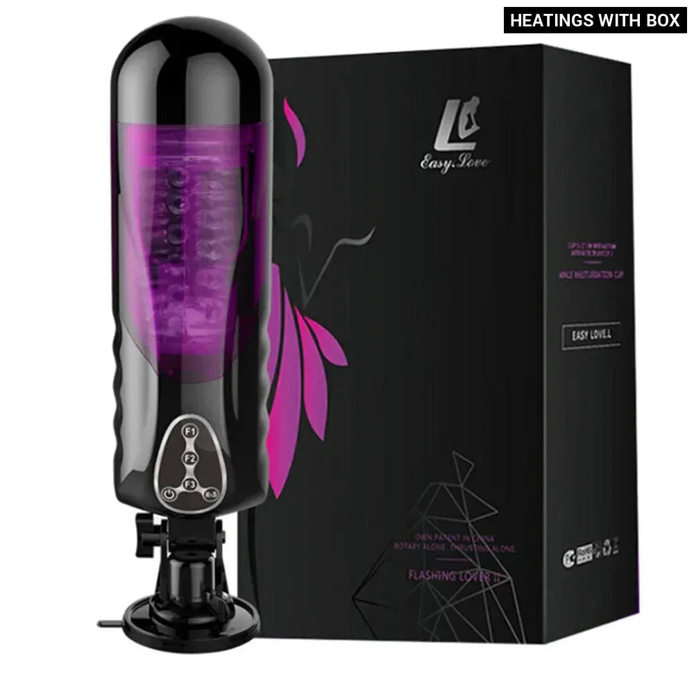 Electric Male Masturbator Heating 10 Rotation Modes