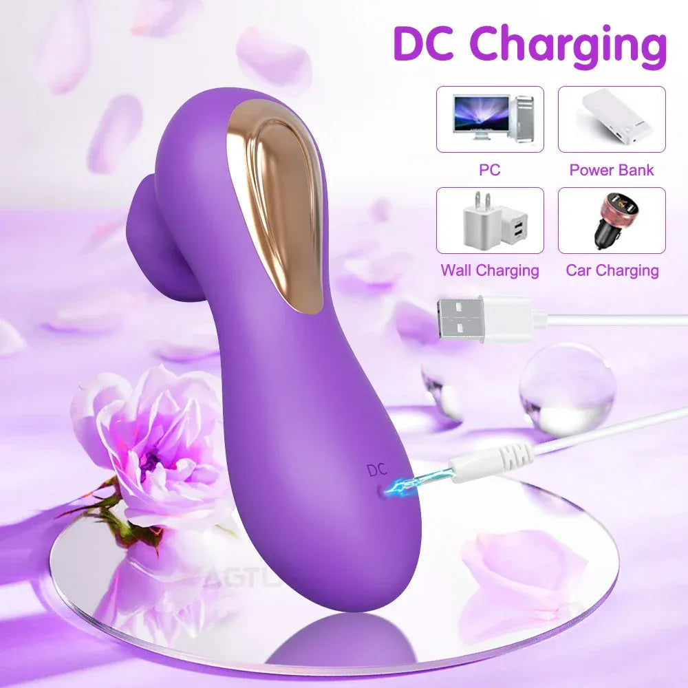 Female Clit Sucker Vibrator Vacuum Nipple Stimulator