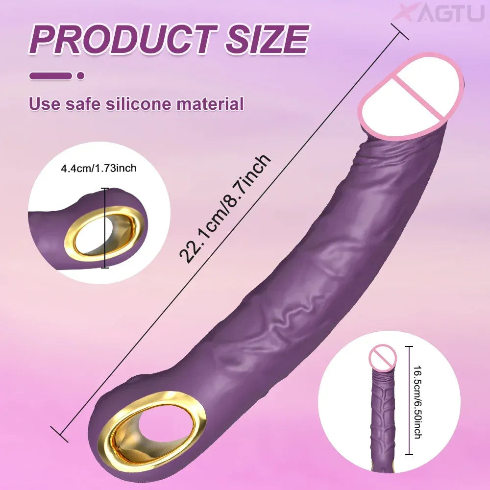Intense Vibrating Dildo for Female Pleasure
