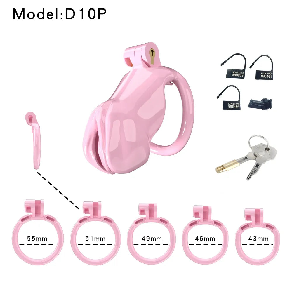 Lightweight Male Chastity Cage Plastic Cock Lock for Men