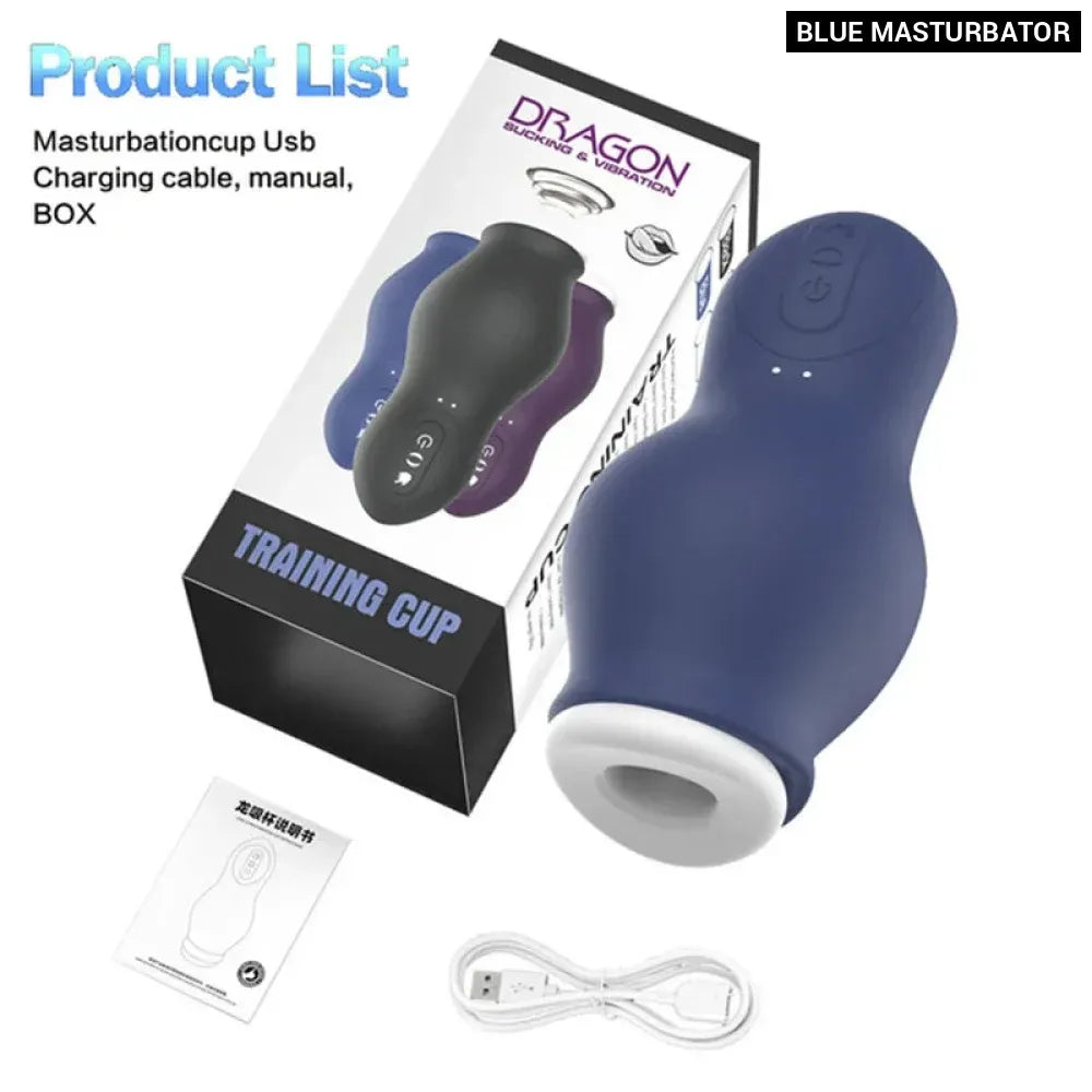 Male Masturbation Cup Automatic Sucking Vibrator for Oral