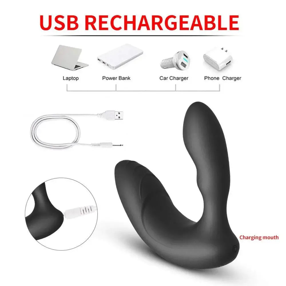 Male Prostate Massager Vibrating Anal Plug