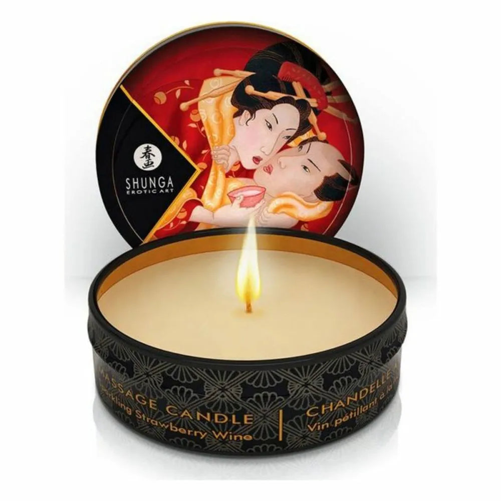 Massage Candle By Shunga 9046084 Strawberry 30 Ml