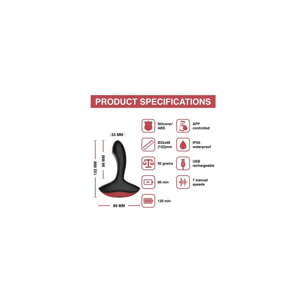 Prostate Massager Magic Motion Solstice Black