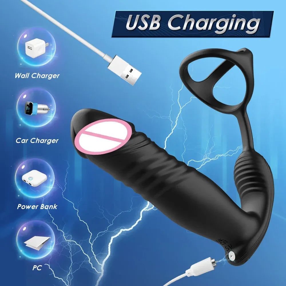 Remote Anal Vibrator For Men Prostate Massager