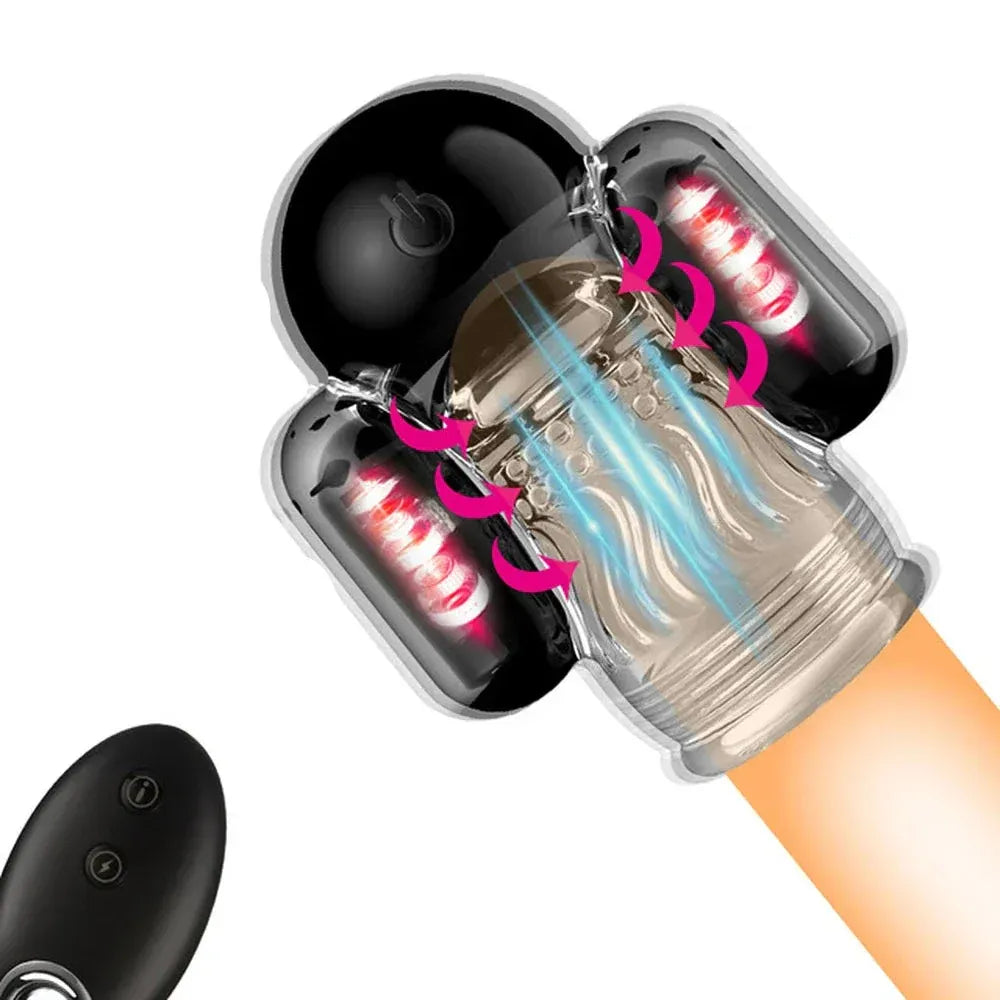 Remote Control Male Vibrator for Delayed Ejaculation Penis