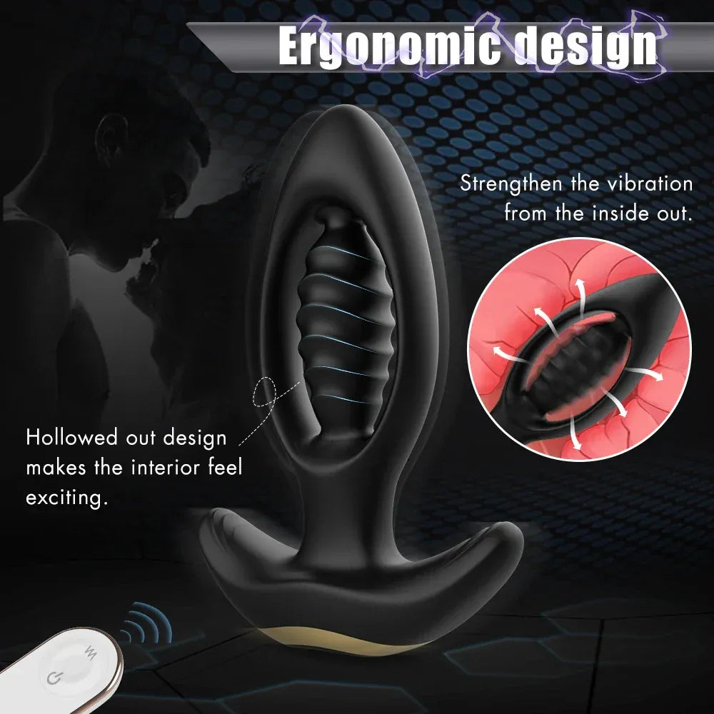 Silicone Analplug Vibrator