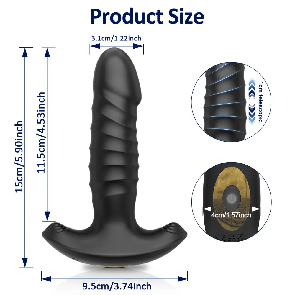 Telescopic G Spot Vibrator for Women App Controlled