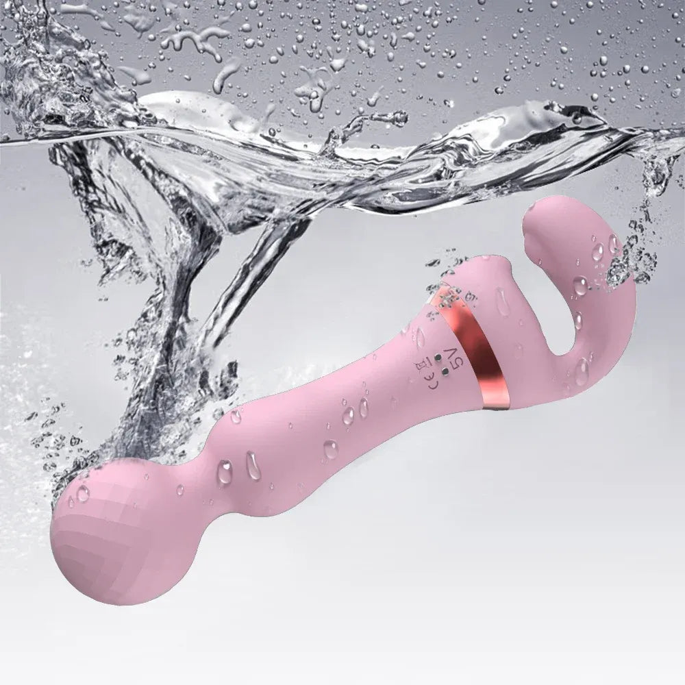 USB Recharge Av Vibrator 20 Modes for Female Pleasure