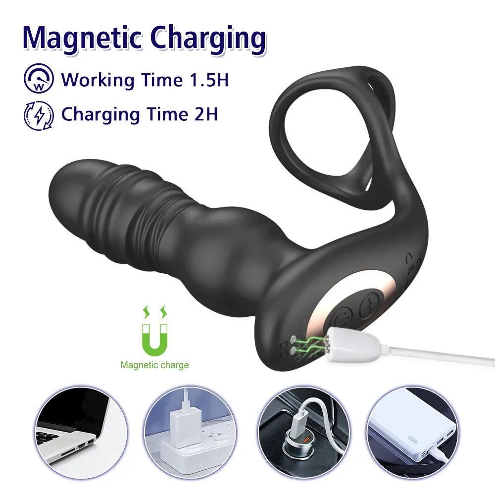 Wireless Prostate Massager With Delay Function