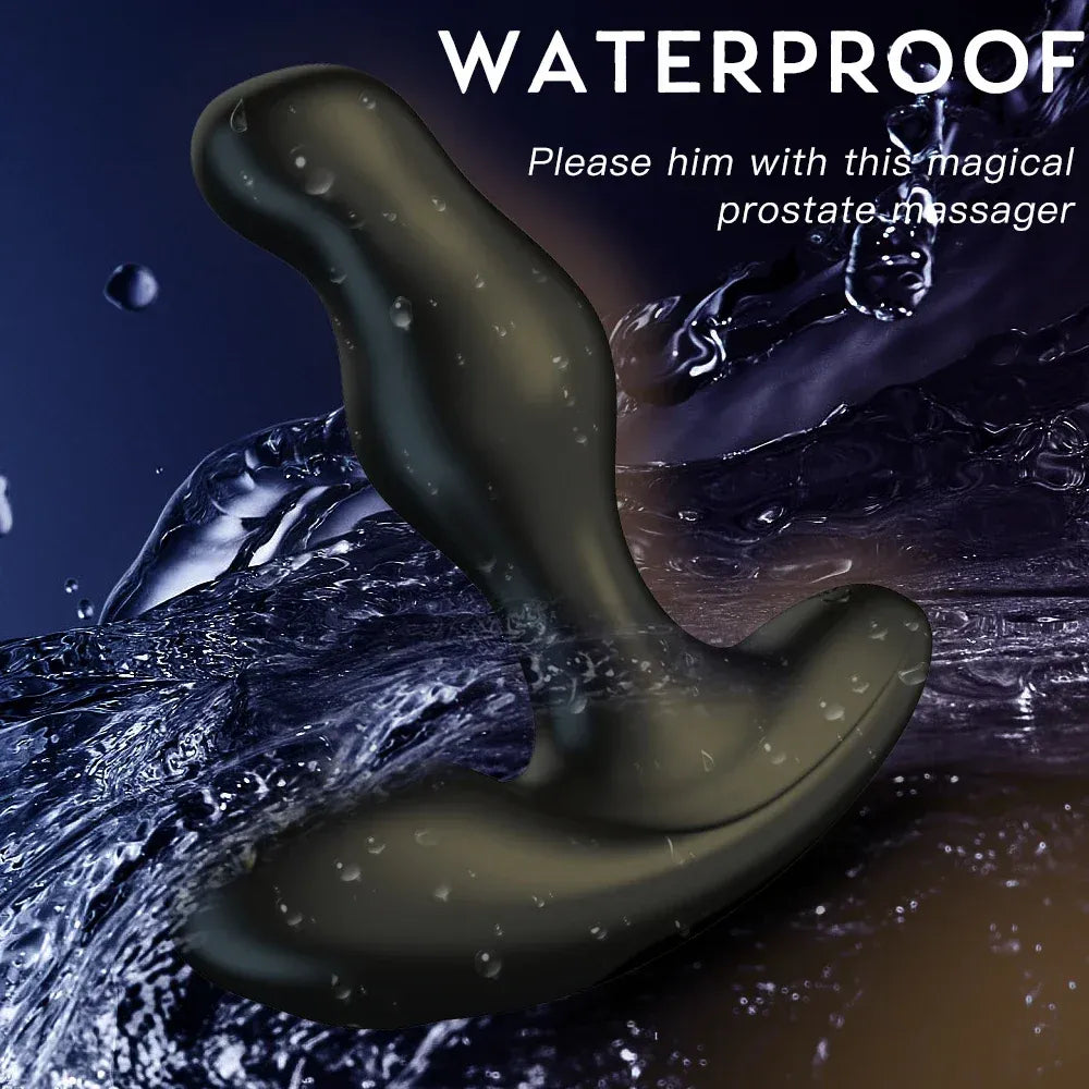 Wireless Prostate Vibrator For Men Remote Control Anal Plug